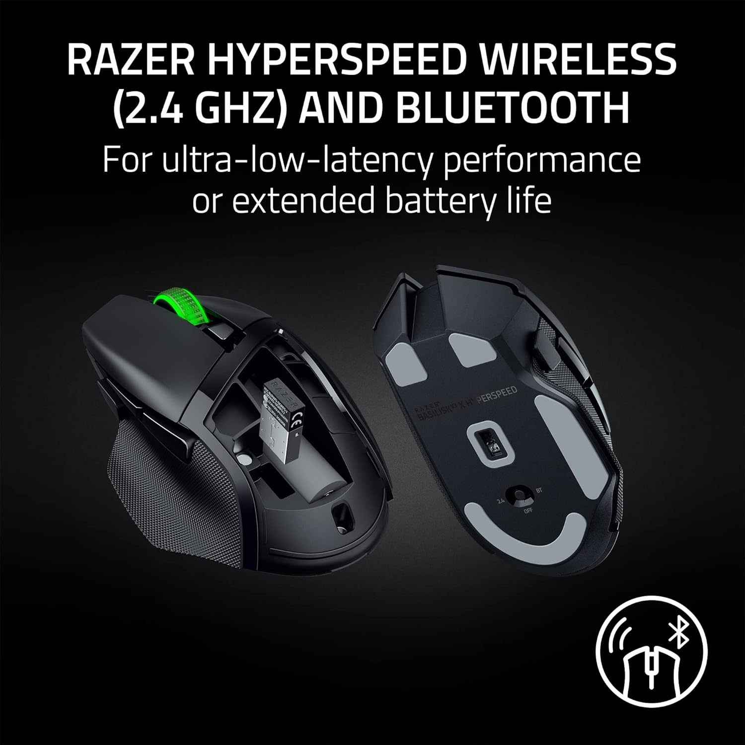 Razer Basilisk V3 X HyperSpeed RGB Wireless Optical Gaming Mouse Razer Basilisk V3 X HyperSpeed RGB Wireless Optical Gaming Mouse